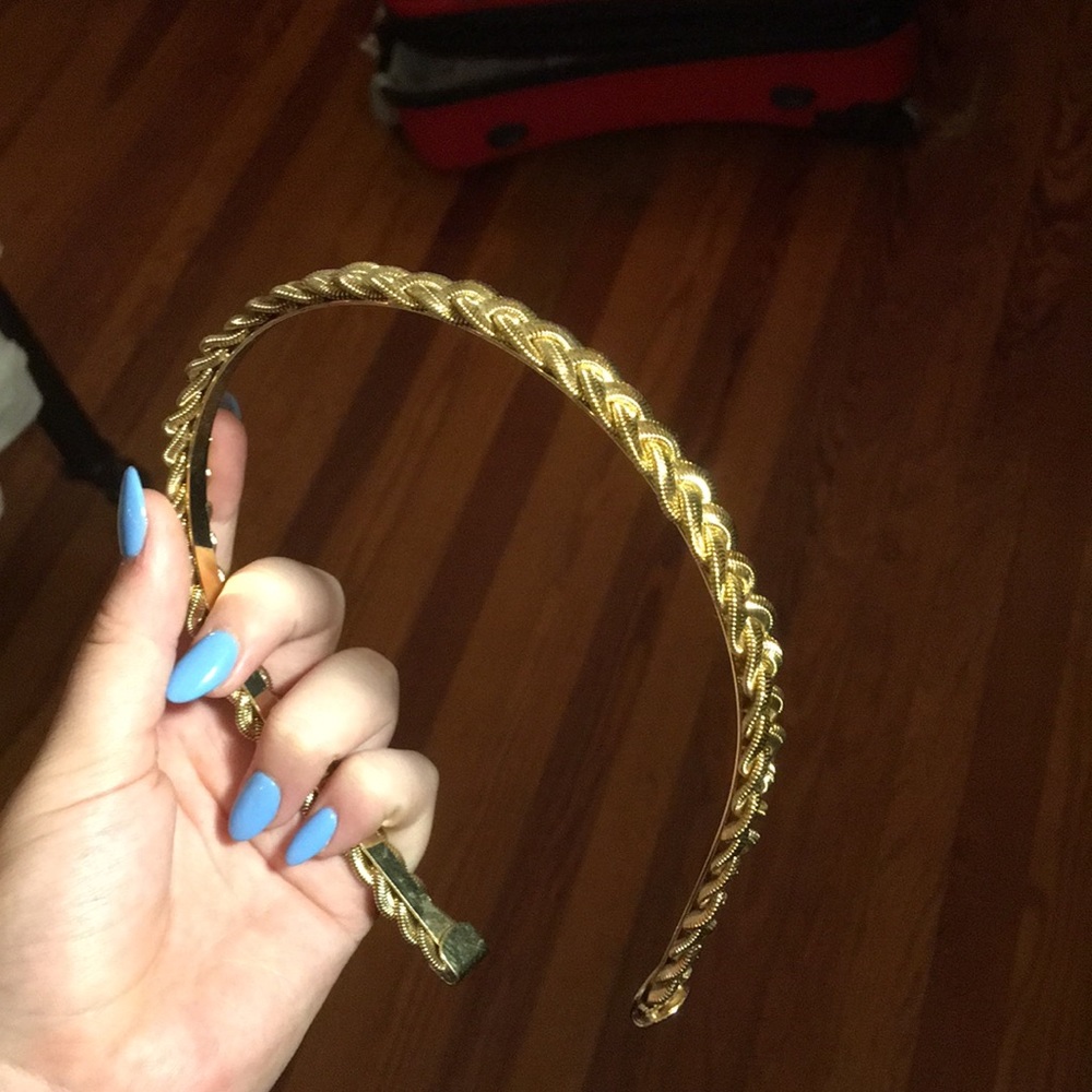 Gold Braided Head Band